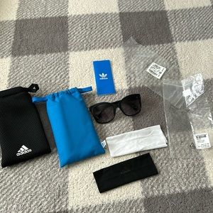 Adidas black plastic sunglasses